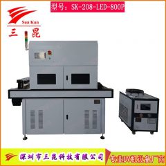 PCB电路板专用UV固化机,多面照射PCB板油墨快速固化设备,双组LED+卤素UV固化机